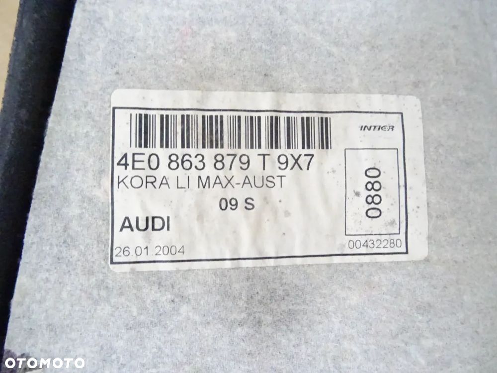 BOCZKI PODŁOGA BAGAŻNIKA AUDI A8 D3 02-05 NR173 - 19