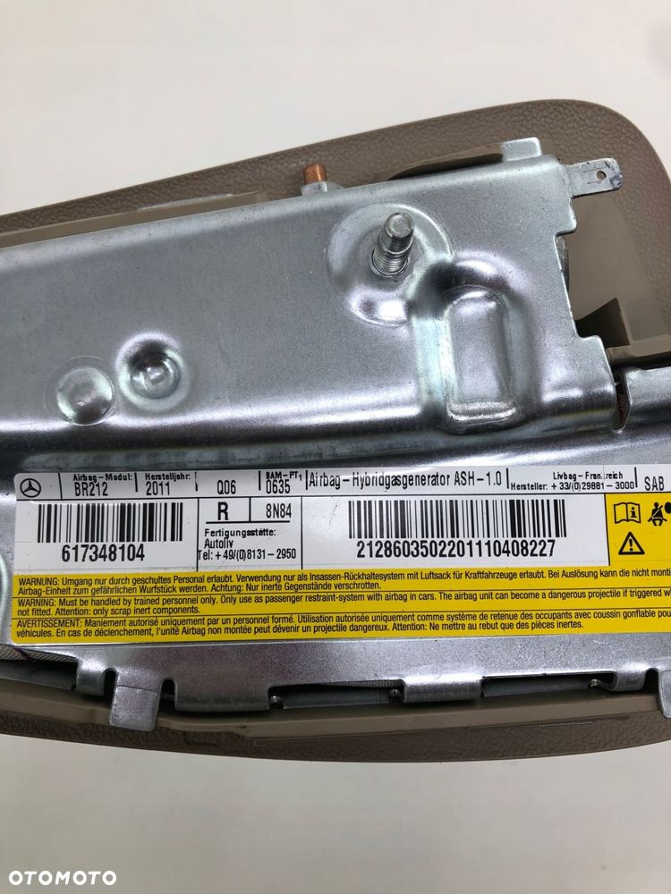 MERCEDES W212 PRAWA PODUSZKA AIRBAG FOTELA A2128603502 - 4