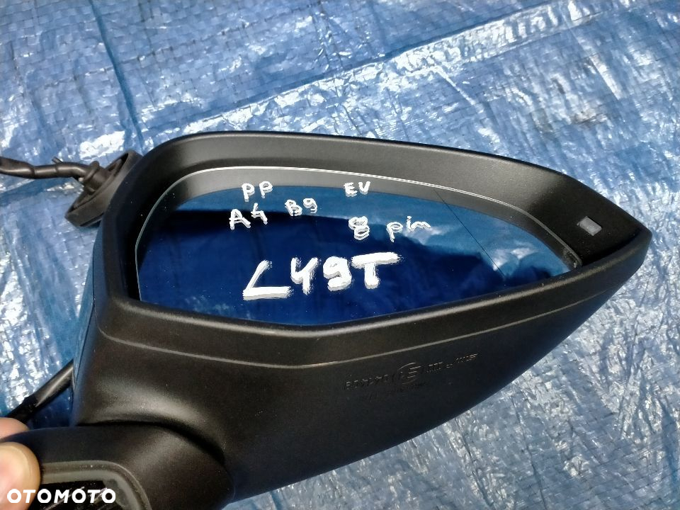 Audi A4 B9 Lusterko Prawe 8 Pin LY9T - 2