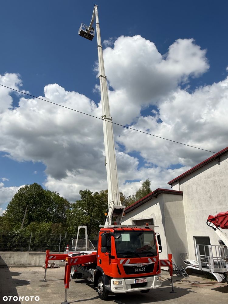 MAN Podnośnik Koszowy Zwyżka Ruthman T330 33 metry  DmC 7500KG! 21 w bok! UDT! Jak Wumag Gsr Multitel Euro 6!!! - 13
