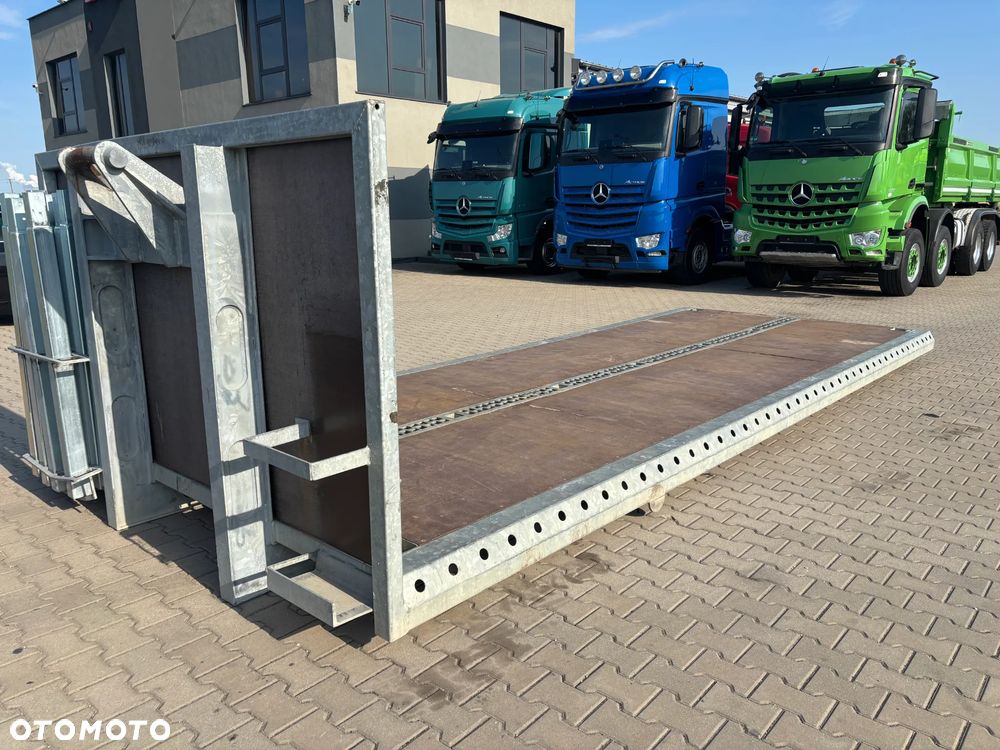 Volvo FMX 6x2R hakowiec MEILLER RK2067 udzwig 20000kg , z platformą do przewozu maszyn , pojazdów lub ładunków, - 18
