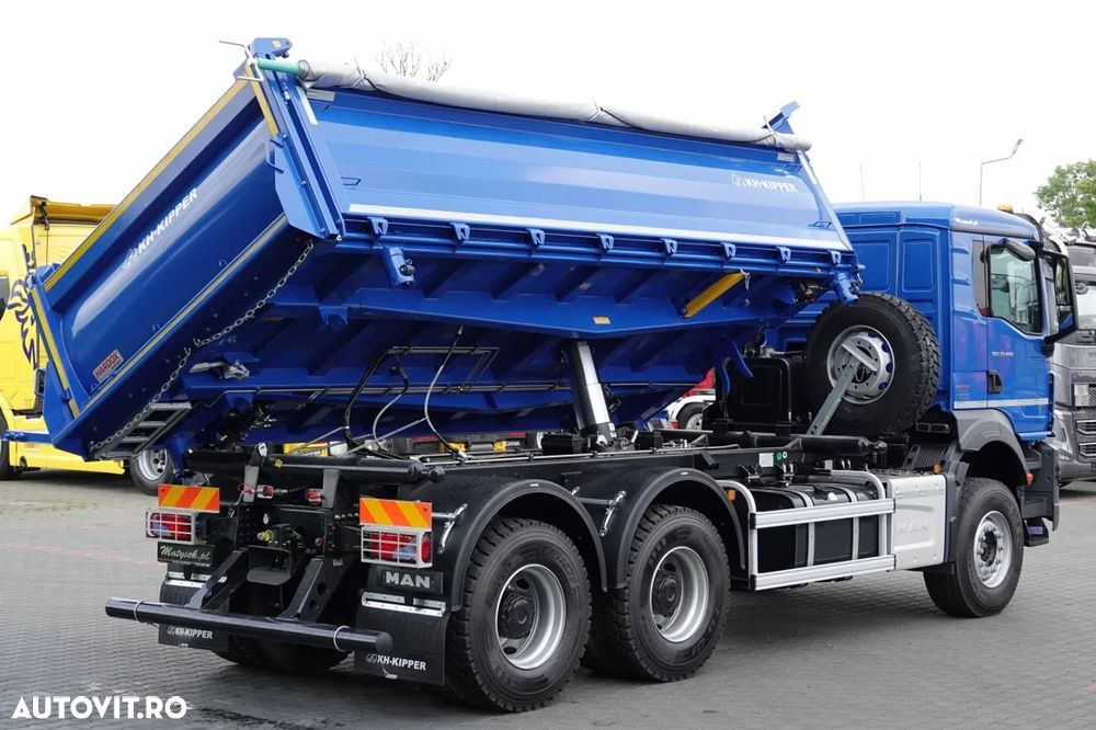 MAN TGS 33. 440 / 6x4 / basculant cu 3 laturi / Hydroboard / BORDMATIC / KH-KIPPER / NOU / DISPONIBIL IMMEDIAT / - 15