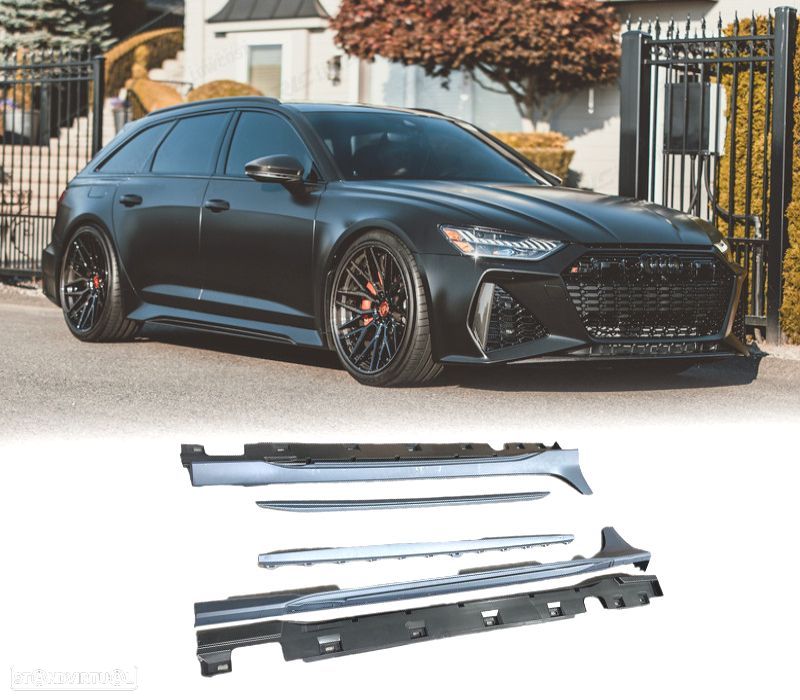 EMBALADEIRAS AUDI A6 12-18 LOOK RS6 - 1