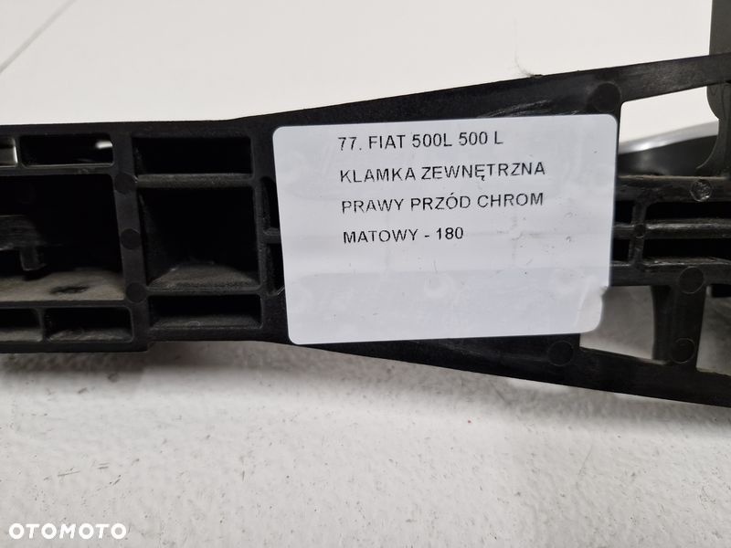 fiat 500l 500 l klamka zewnętrzna drzwi prawy przód prawa przednia chrom matowy - 6