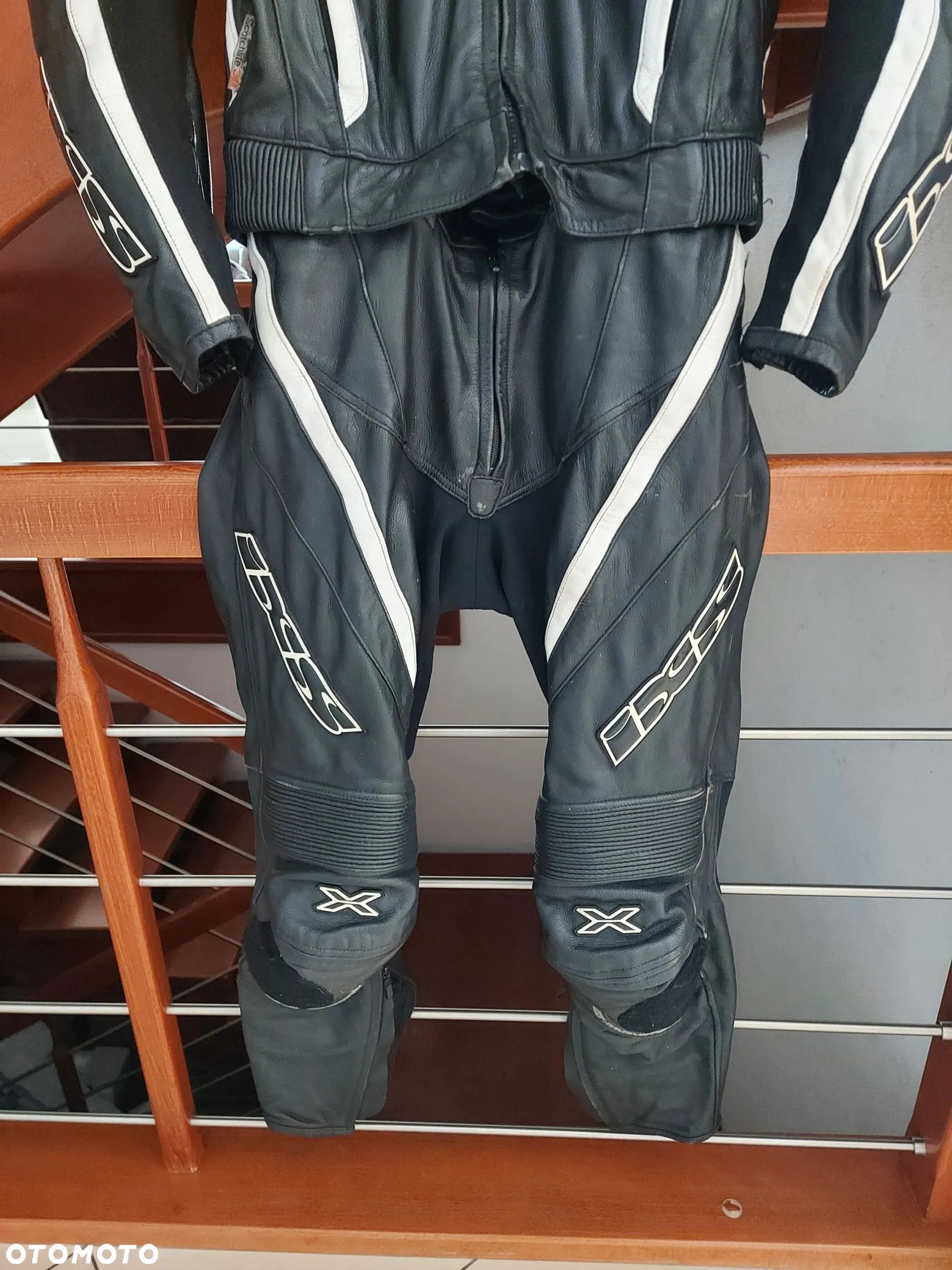 KOMBINEZON MOTOCYKLOWY IXS SKÓRA DWUCZĘŚCIOWY r1 cbr gsxr yzf gsx zxr zx6 zx10 cbf fz - 4