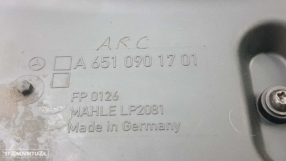 FILTRO DO AR MERCEDES CLASE E (W212) LIM. E 200 BLUETEC (212.006) - 3