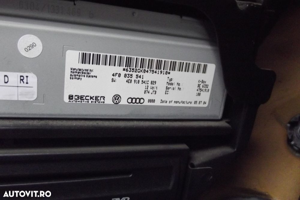 Modul Radio Audi A6 C6A8 S6 unitate radio Audi dezmembrez Audi A6 bmk - 2