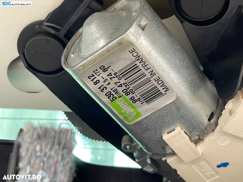 Motoras Brat Stergator Luneta Geam Sticla de pe Hayon Haion Portbagaj Peugeot 3008 2009 - 2016 Cod 9680477480 [C6110] - 2