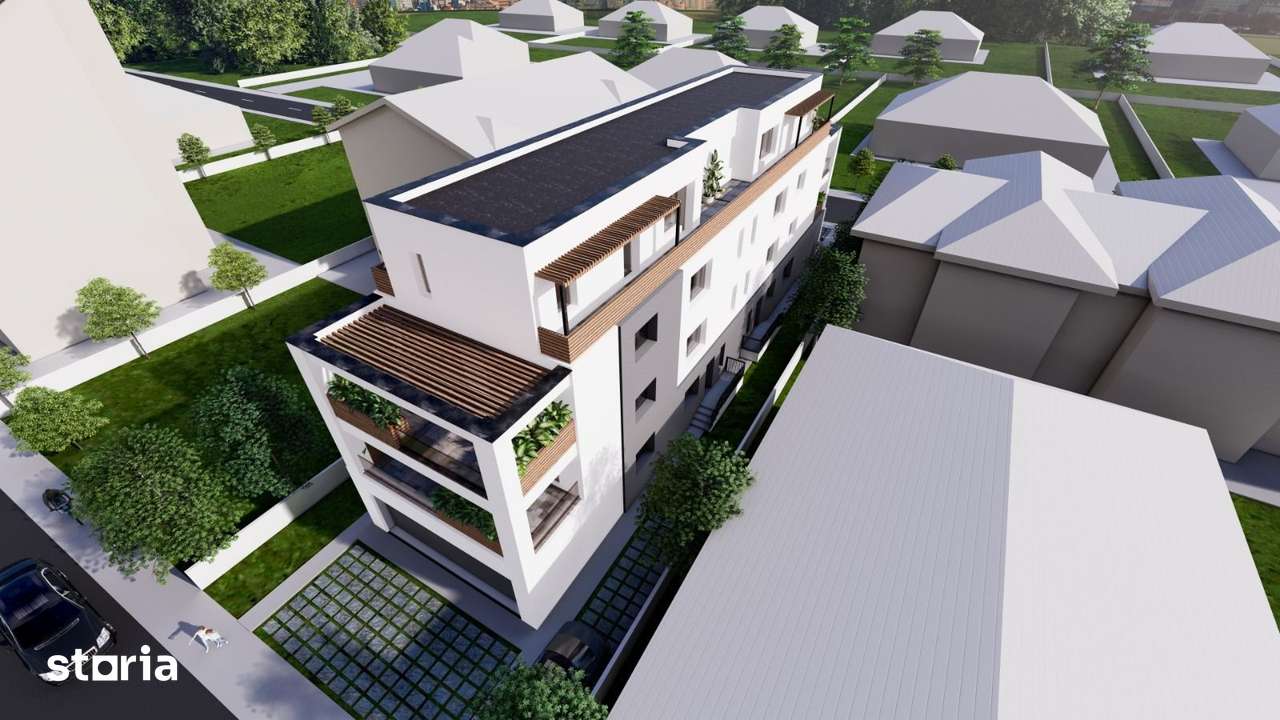 4 camere cu terasa de 22 mp, 3 bai, etaj 1/3, FINISAT MODERN - Imagine principală: 3/7