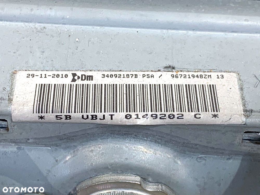 PODUSZKA POWIETRZNA PASAŻERA  PEUGEOT PARTNER Nadwozie pełne/minivan 2008 - 2022 1.6 HDi 16V 66 kW - 4