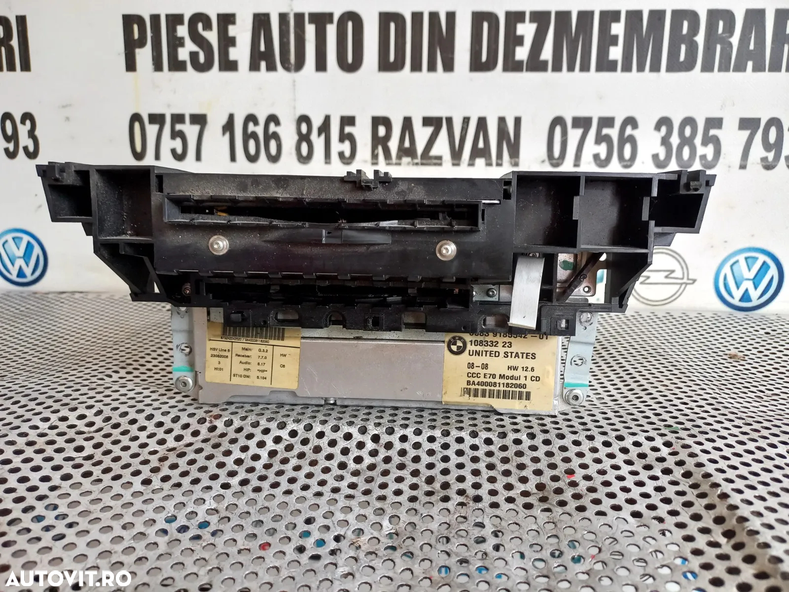 Modul Unitate Radio CD Navigatie Bmw X5 X6 E70 E71 CCC Cod  - Dezmembrari Arad - 2