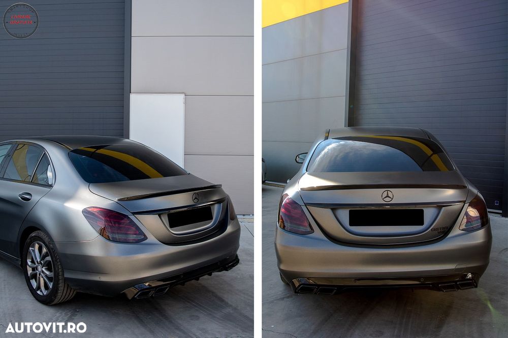 Ornamente tobe sistemul de evacuare Mercedes C-Class W205 S205 C205 A205 E-Class W- livrare gratuita - 13