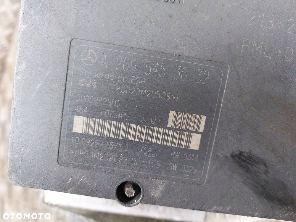 POMPA STEROWNIK ABS MERCEDES-BENZ W203 A2095453032 - 2