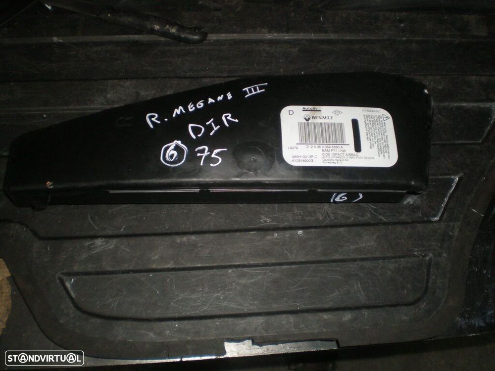 Airbag Banco 985H10013R 610518900E RENAULT MEGANE 3 2010 DRT - 1