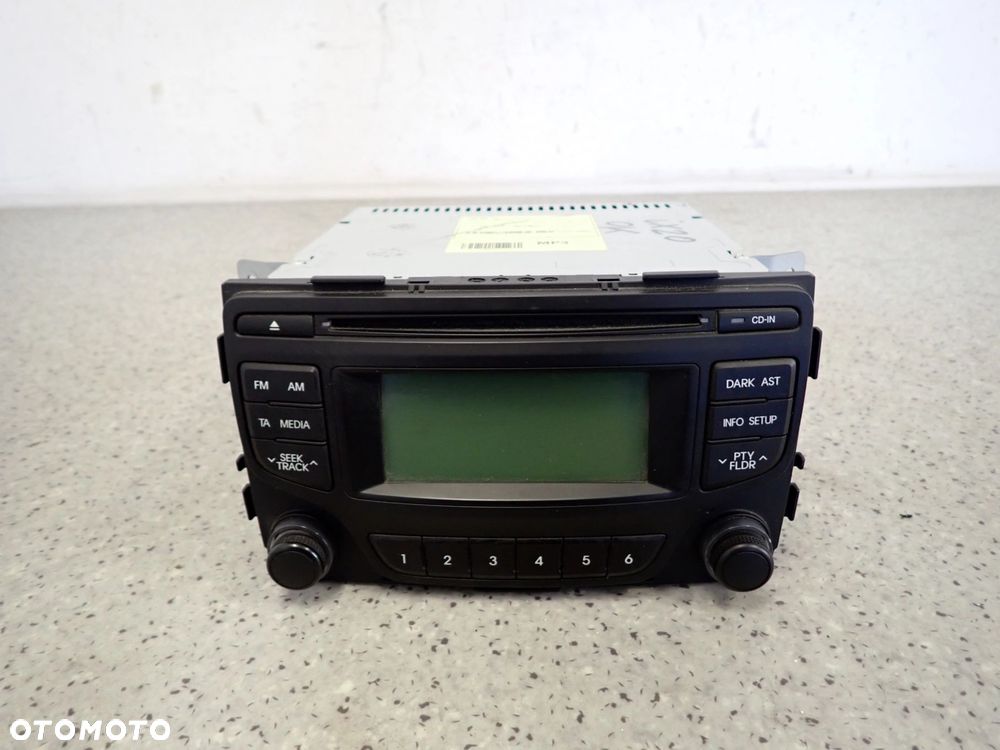 HYUNDAI IX20 HB 5D 09- RADIO FABRYCZNE 96160-1K000 - 2