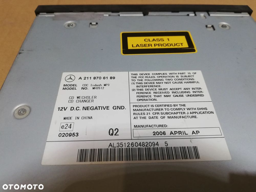 Zmieniarka CD Mercedes ML W164 W251 GL X164 A2118708189 - 4