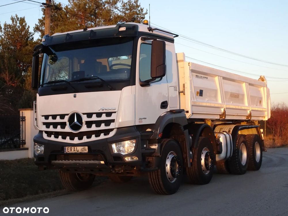Mercedes-Benz Arocs 3246 Hydroburta Meiller Kipper 8x4 idealny stan - 1