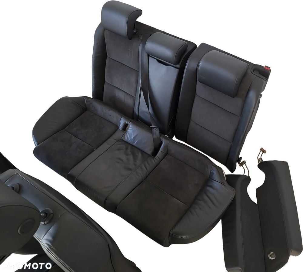 AUDI A6 C6 LIFT FOTELE PRZÓD KANAPA ALKANTARA BOCZKI PAMIEĆ ELEKTRYCZNE - 14