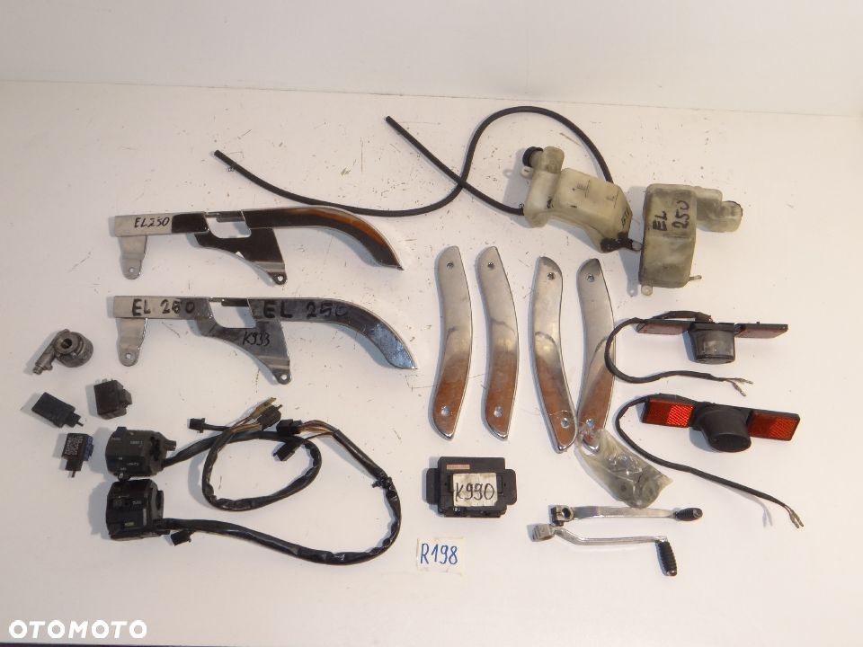 EL 250 przekaźnik czujnik listwy płotnika osłona łancucha przełącznik świateł dźwignia biegów  R198
