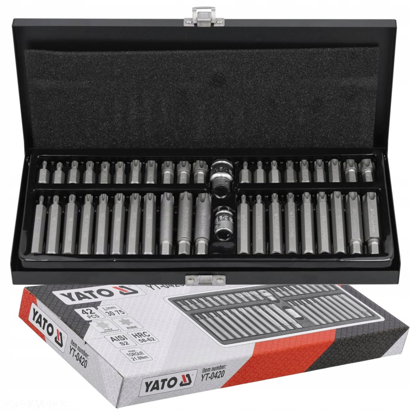 YATO KOŃCÓWKI WKRĘTAKOWE RIBE TORXSECURITY YT-0420 - 8