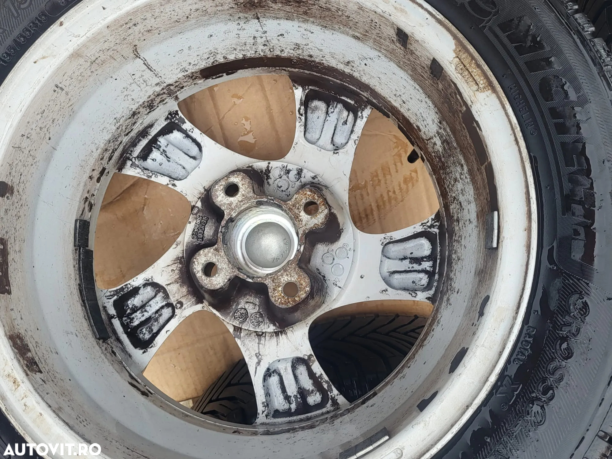 Jante aliaj cu anvelope Peugeot 206 195/55R15 - 3