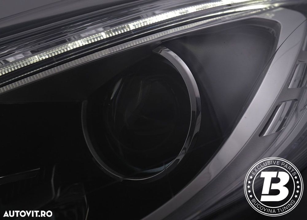 Faruri LED compatibile cu Mercedes ML W166 Black Design - 13