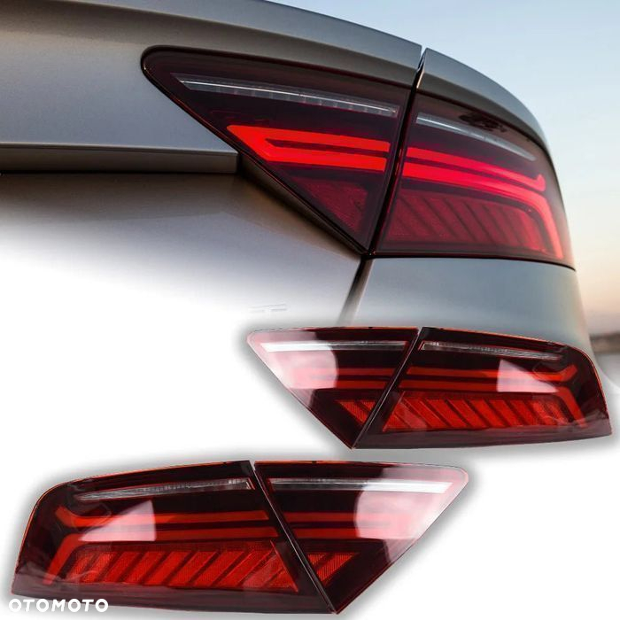 Audi A7 - Lampy Tylne LED RS7 z DRL, Sygnałem, Cofaniem - 5