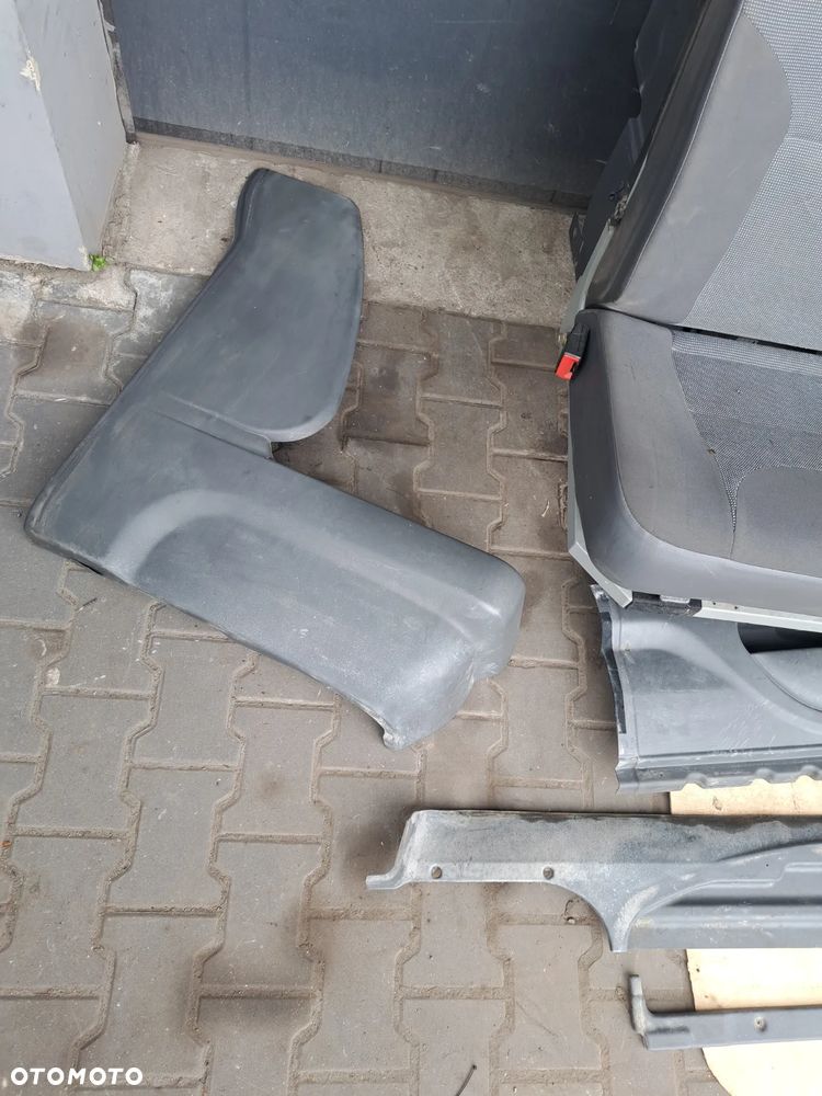 Peugeot Expert II Scudo Fotel kanapa ławka II rząd dubelkabina zabudowa plastiki podłoga mocowania ściana grodziowa - 6