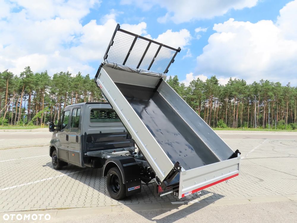 Iveco DAILY 35C16 Doka Dubel Brygadowy MIXTO 6-Cio Os.+755 Kg Ład. Wywrotka Kiper Wywrot x 3 str. 3100 mm Długość + Stelaż i Plandeka 2100 mm Wysokość Renomowanej Firmy RomCar Rozstaw Osi 3750 mm Blokada Tylnego Mostu WZMACNIANY HAK 3500 Kg 55 Tys Km Przeb. Stan Auta JAK NOWY POLECAM - 5