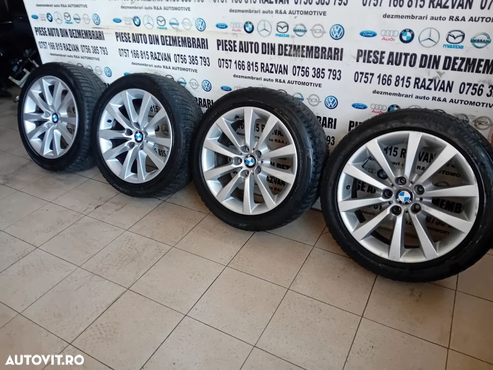Jante Aliaj Bmw X3 F25 X4 F26 R18 245/45R18 Originale 5x120 Anvelope Bridgestone M+S 8Jx18EH2 - IS30 - 3