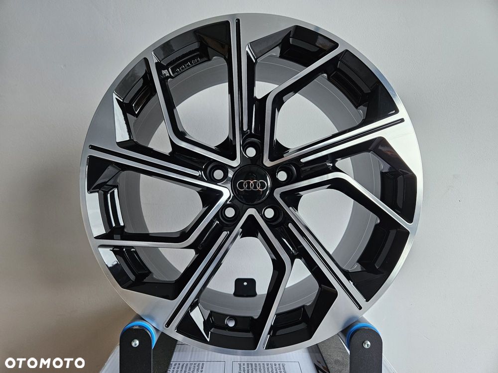 Audi 18 Nowe 5x112 Q3 Q5  A4 B6 B7 B8 B9 A5 B10 A6 C6 C7 Felgi Czarne - 2