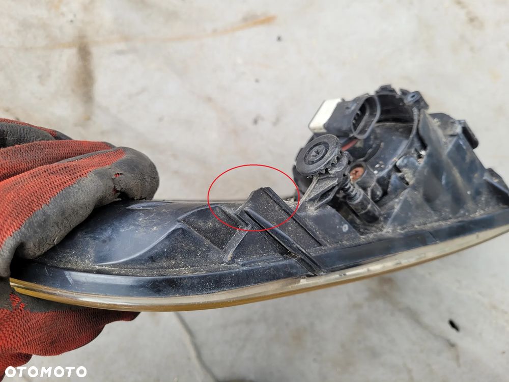 Halogen lewy przedni Ford Mondeo Mk4 przedlift 2008r Europa 7S7115K202AC - 5