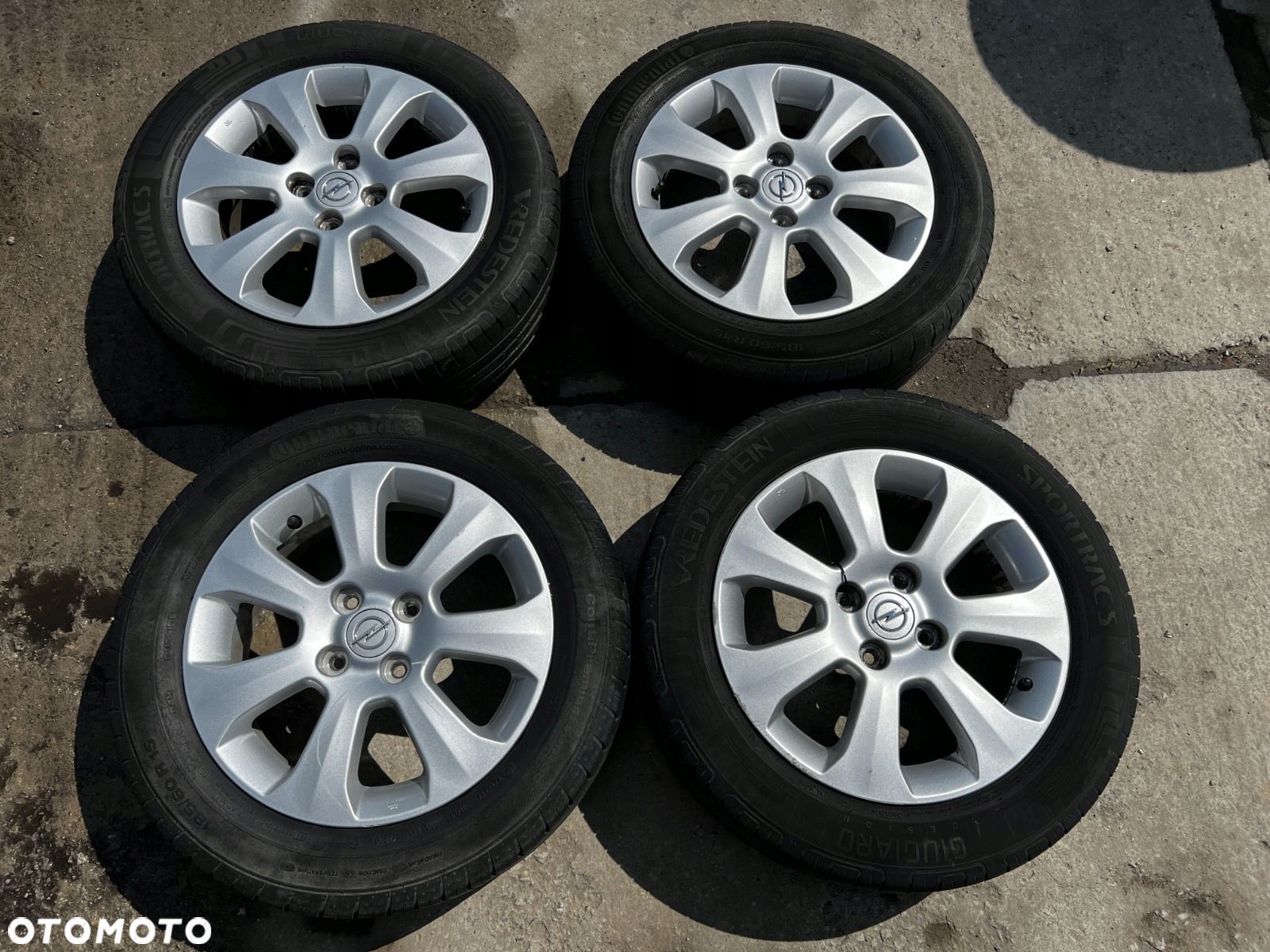 KOŁA FELGI OPONY LETNIE OPEL CORSA D C 185/60 R15 - 1