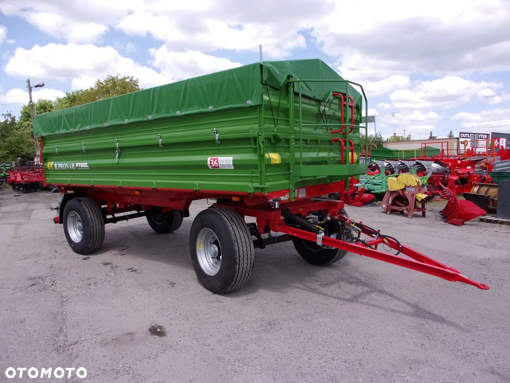 Pronar Przyczepa dwuosiowa paletowa PRONAR PT680 -14t, PT612 -12t, PT612L -12t, wywrotka z trójstronnym wywrotem, przyczepa ciężarowo-rolnicza - 9