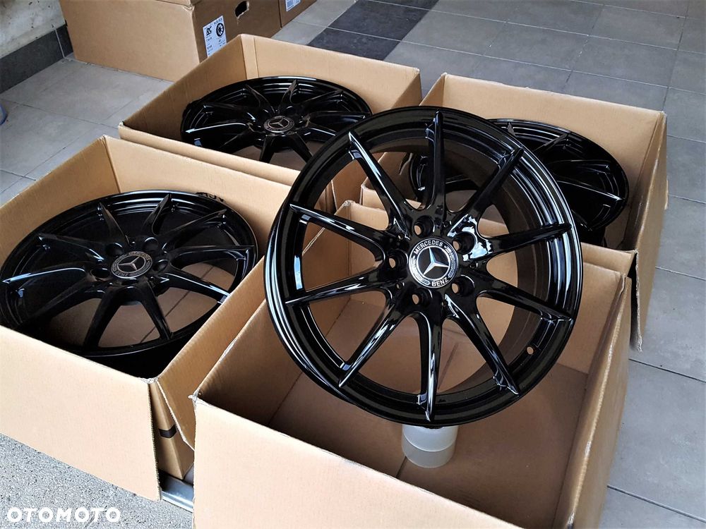 Alufelgi 17 5x112 Mercedes A B C CLA GLA V Vito Viano Czarne ! 260# - 4