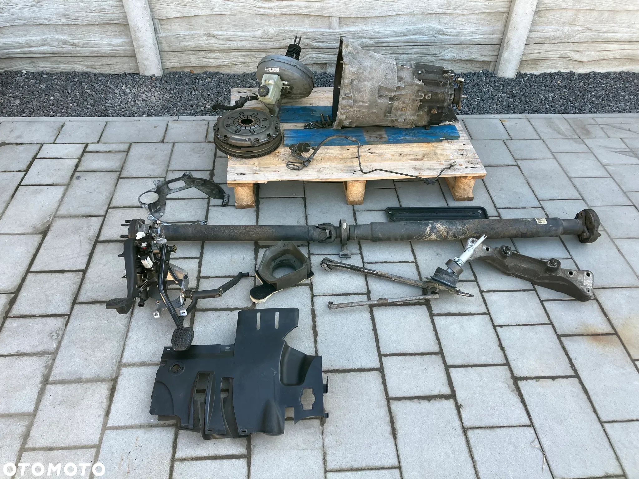 Przekładka automatu na manual BMW E39 528i 2.8 M52 1x VANOS skrzynia sprzęgło 240mm wybierak łapa skrzyni wysprzęglik pedały serwo przewody 1222751 1221899 1229415 - 1