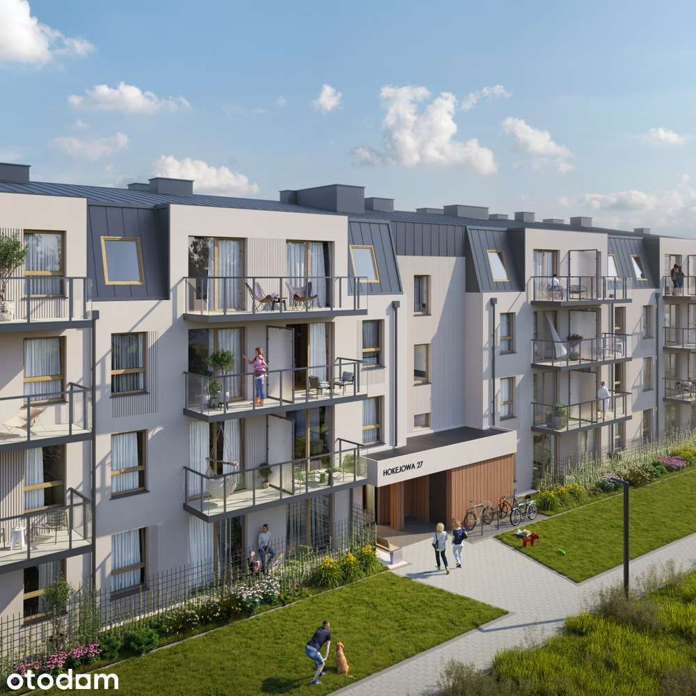 3-pokojowe mieszkanie 54m2 + balkon - Pełny obrazek: 4/13