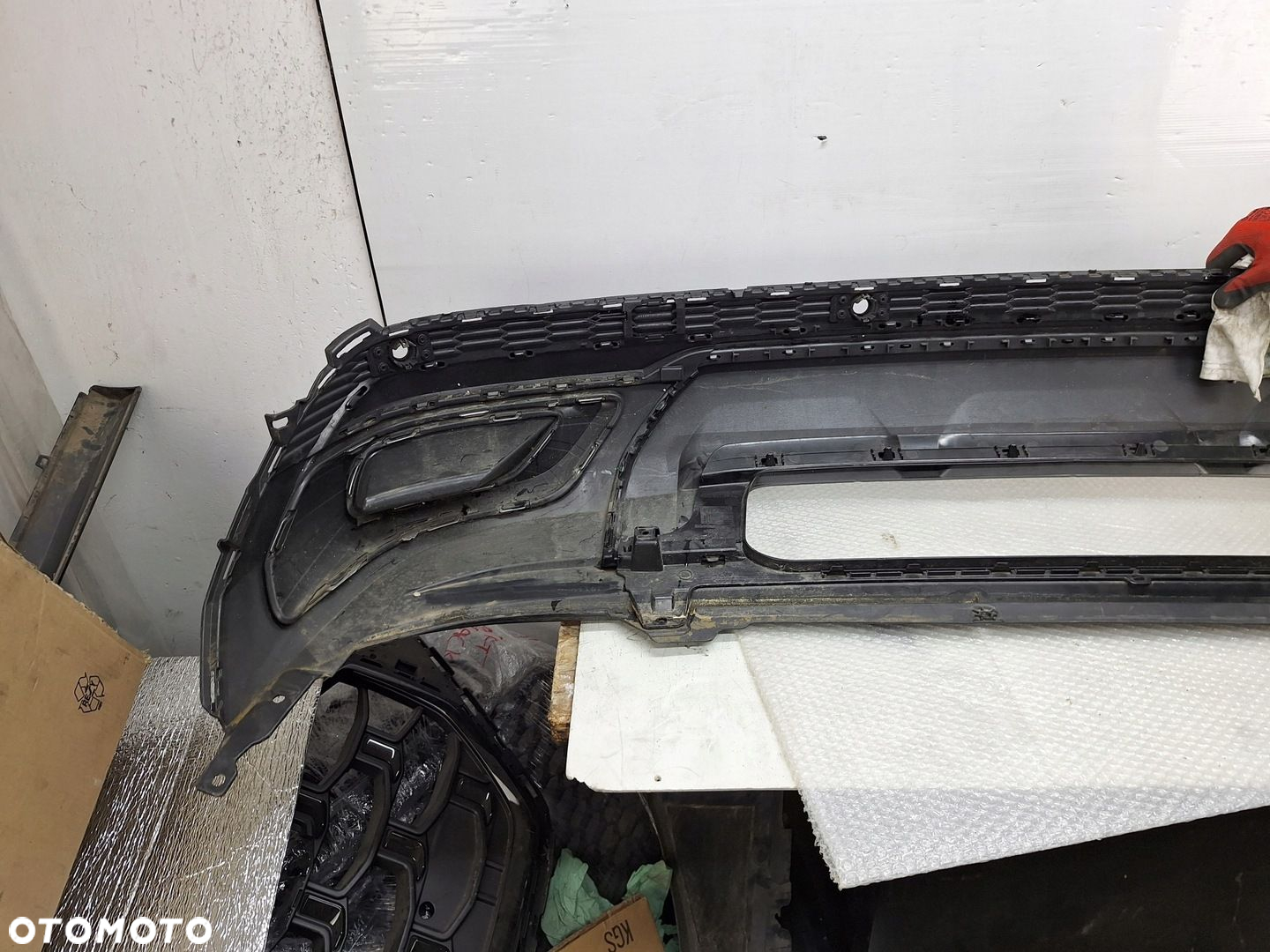 ZDERZAK SPOJLER DYFUZOR AUDI Q7 4M 4M0 PO LIFCIE LIFT S-LINE CHROM 2020-24 - 5