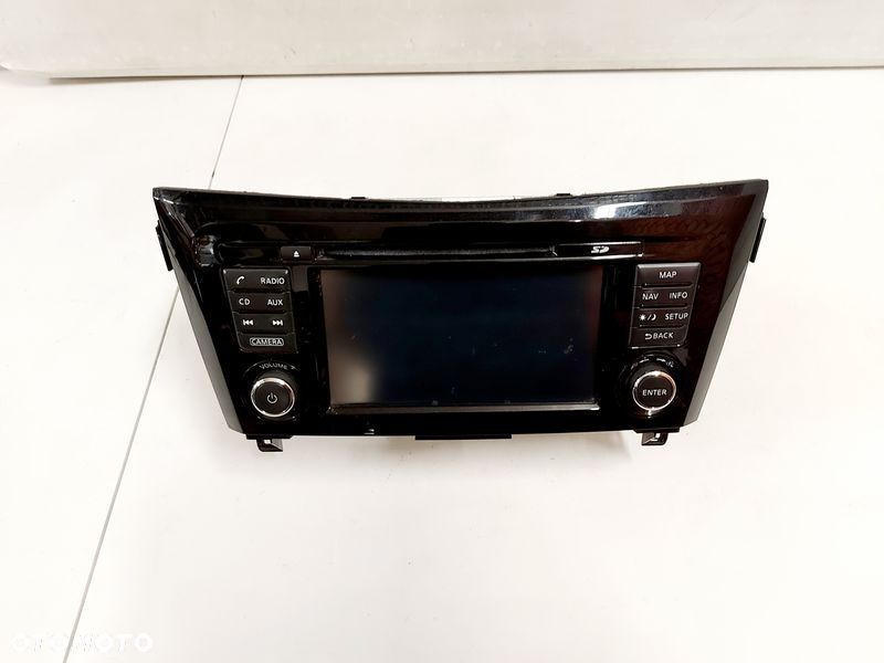 nissan qashqai ii j11 radio z wyświetlaczem nawigacji 259154et2a - 1