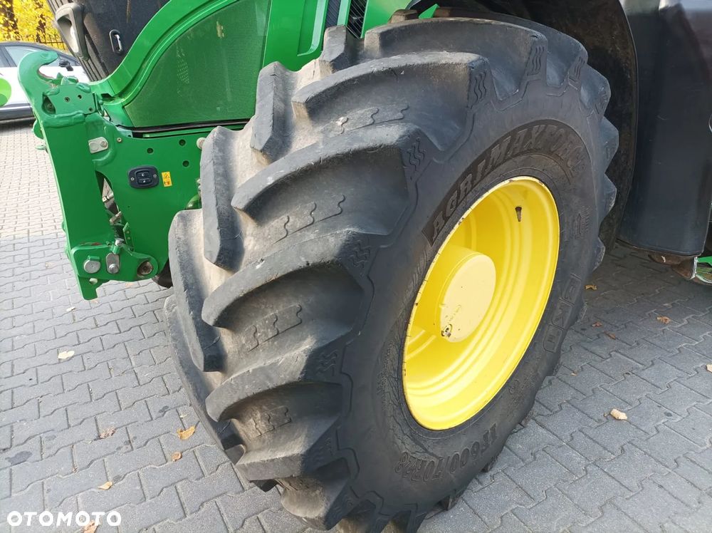 John Deere JD 6215R, 50 km/h, pneumatyka, przedni TUZ, bogata wersja, autentyczny przebieg! - 6