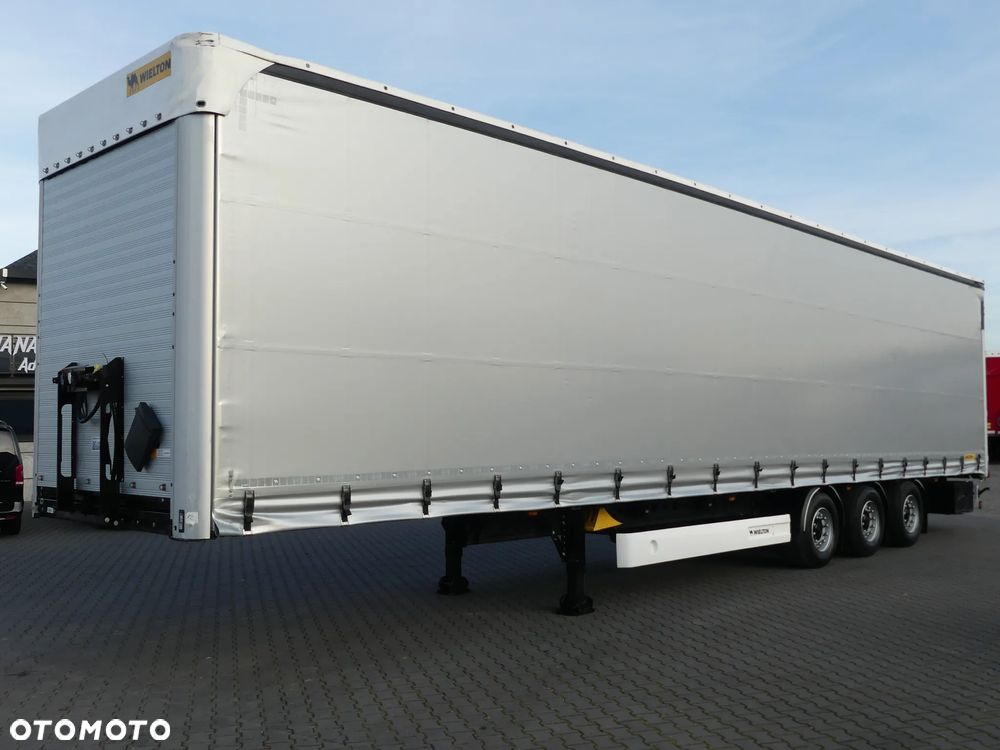 Wielton MEGA / FIRANKA / OŚ PODNOSZONA / ZADBANA / DACH PODNOSZONY / - 3