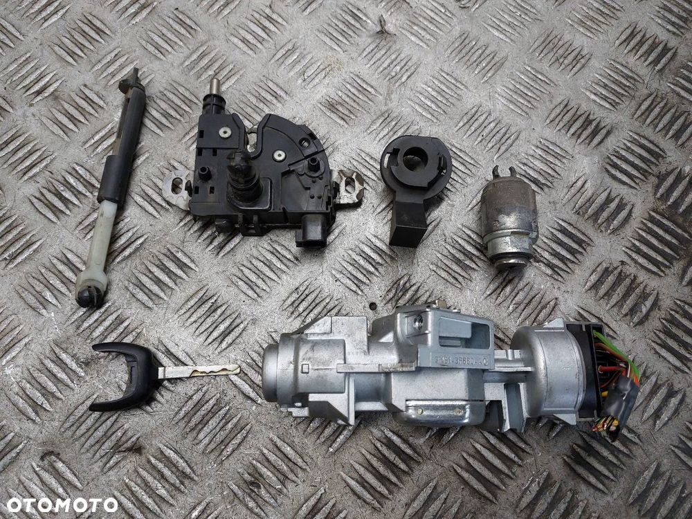 ZAMEK MASKI + STACYJKA + KLUCZYK FORD FOCUS MK2 3M51-3F880-AC - 1