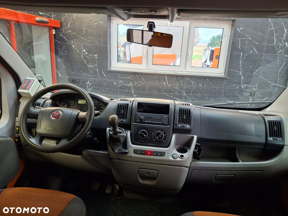Fiat Ducato Doka Brygadówka Skrzynia Plandeka Oświetlenie Ostrzegawcze Pomarańczowy Służba Drogowa Autostradowa Hak 2010 Rok Ogrzewanie Postojowe Webasto - 5
