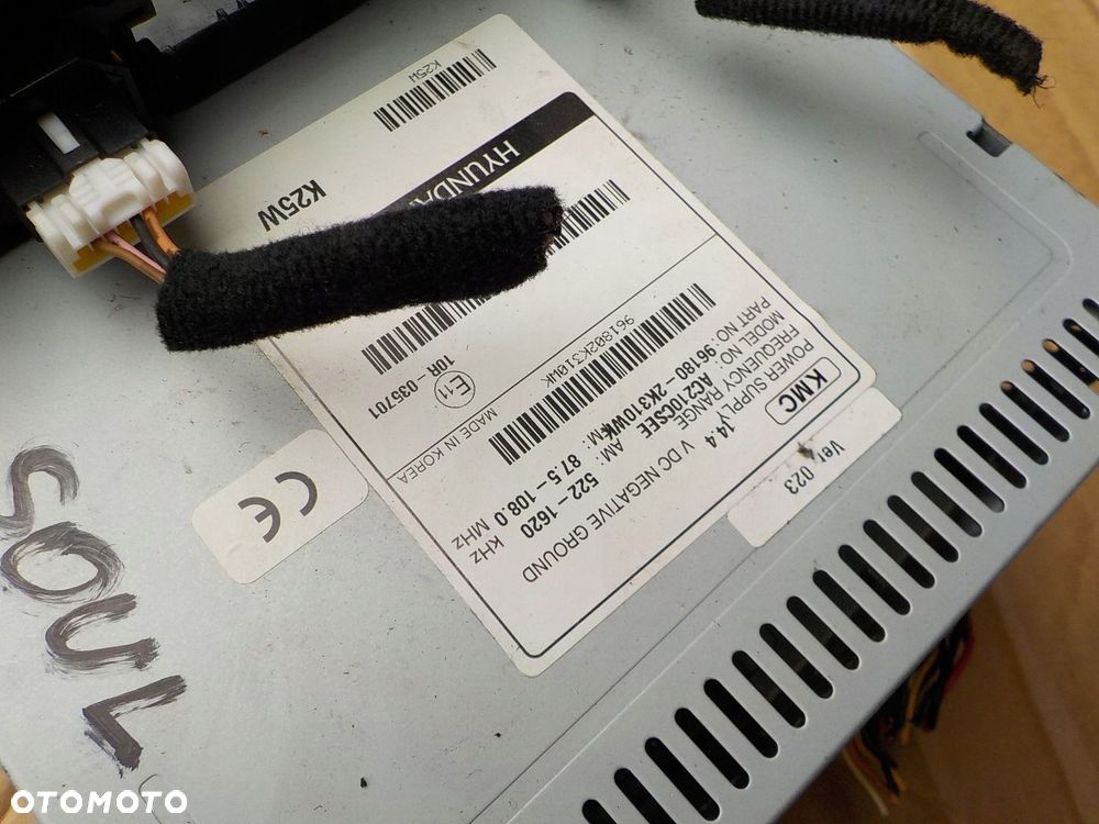 radio cd kia soul I lift 96180-2K310 - 2