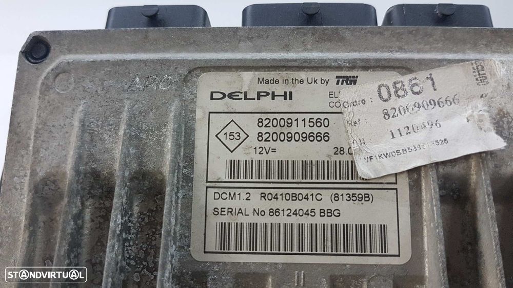 CENTRALINA DO MOTOR UCE RENAULT KANGOO EXPRESSION - 4