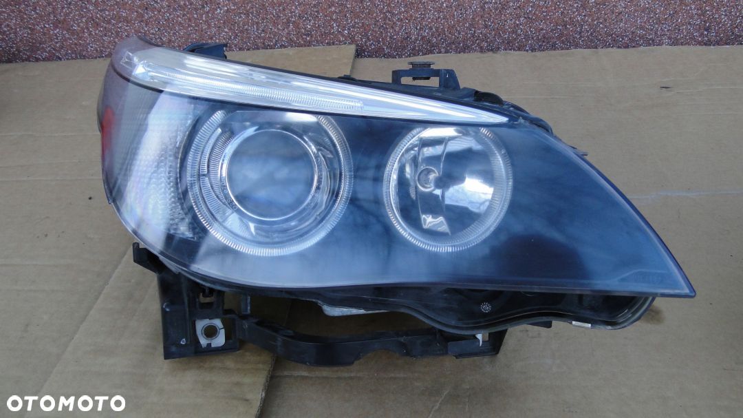 BMW 5 E60 E61 LAMPA PRAWA PRZÓD PRZEDNIA BI XENON SKRĘTNY 03-07r EUROPA - 1