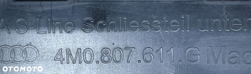 AUDI Q7 II 4M0 OSŁONA PŁYTA POD ZDERZAK PRZÓD  4M0807611G - 9