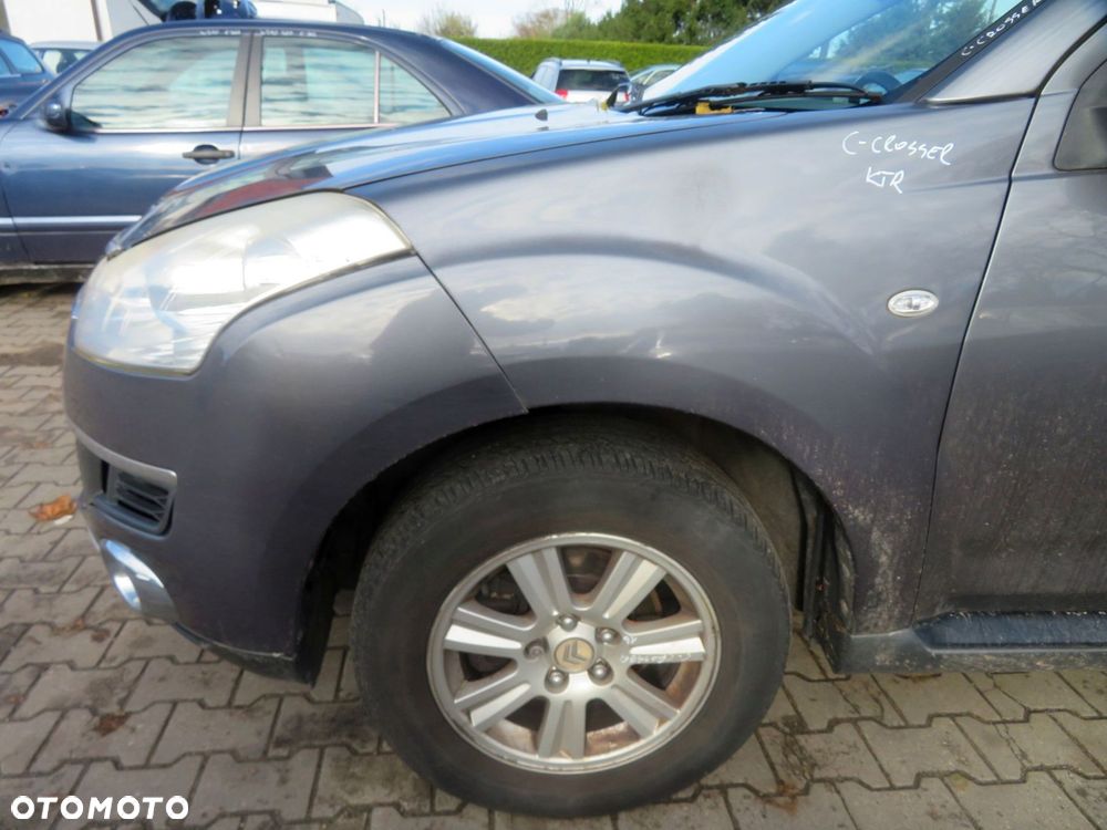 MASKA ZDERZAK BŁOTNIKI LAMPY C-CROSSER  A39 KTR  CITROEN 2007-2012 SZARY PILBARA PRZÓD KOMPLETNY - 5