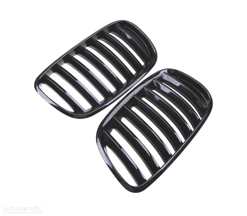 GRELHAS DESPORTIVAS BMW X5 E70 X6 E71 07-14 LOOK M PERFROMANCE PRETO BRILHANTE - 3