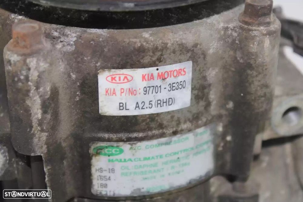 COMPRESSOR AR CONDICIONADO KIA SORENTO I 2006 -977013E350 - 1